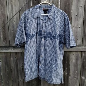 Plaid Hibiscus Shirt